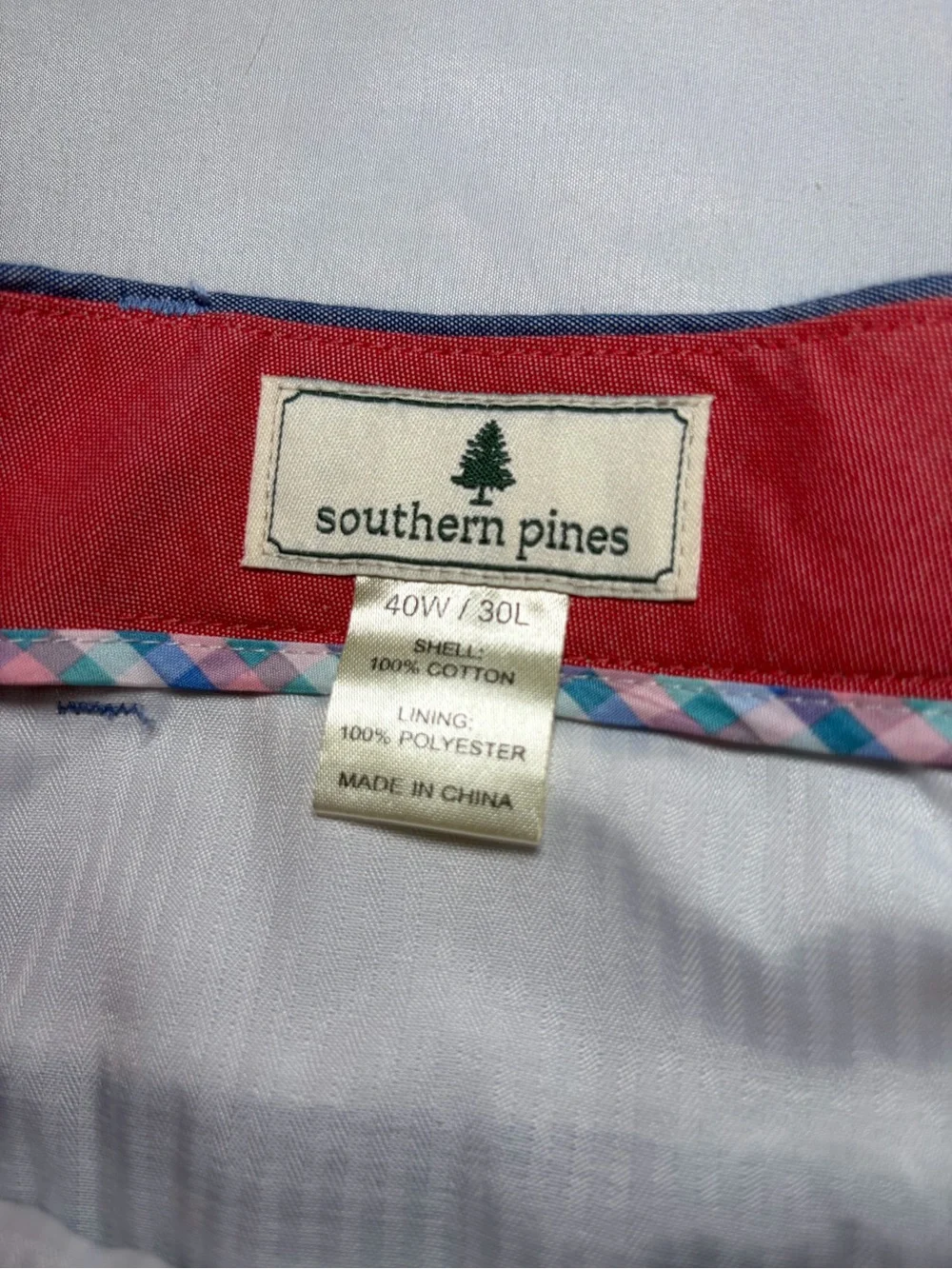 Southern Pines Men's Dress Pants - Blue Tailored Pleat Front Size 40x30